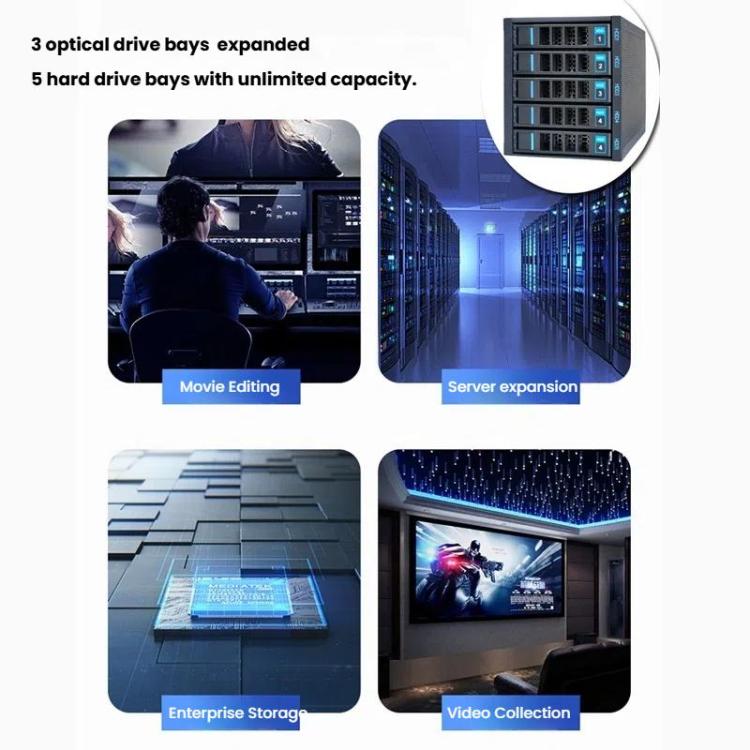 5-Bay-Hot-Swap-Hard-Drive-Cage-3525-HDDSSD-Compatible-For-3x525-Optical-Drive-Position-TBD06058490
