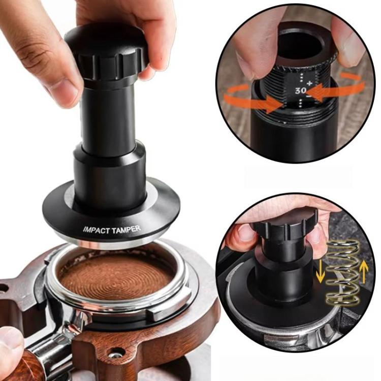 51mm-Adjustable-Impact-Coffee-Tamper-with-Threaded-Base-Spring-Loaded-Espresso-Tamper-Tool-TBD0606117301