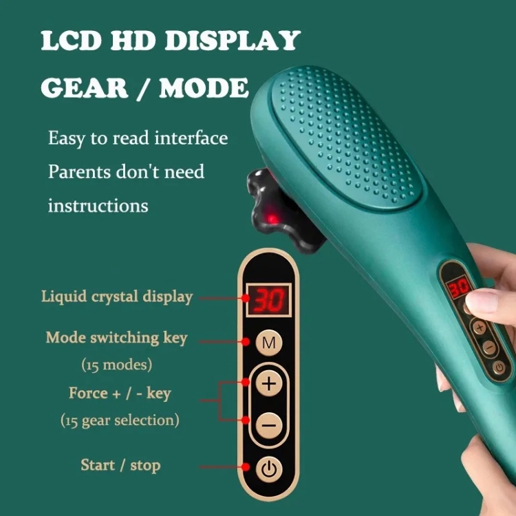 6-In-1-Handheld-Body-Massager-15-Modes-Heating-Vibration-Massage-StickGreen-TBD0605012101A