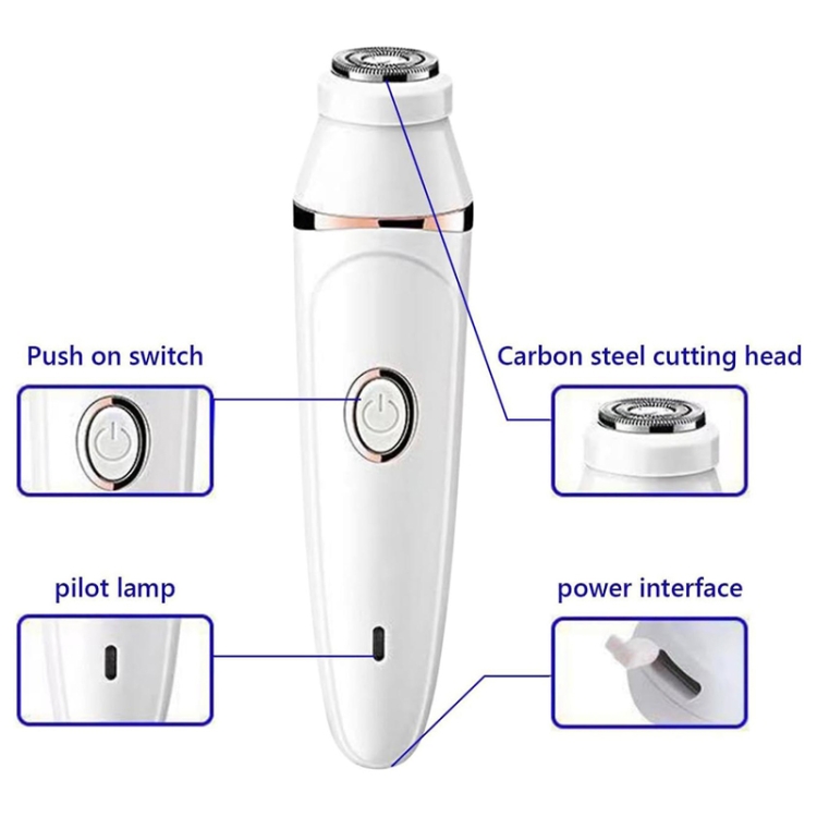 7-In-1-Multifunction-Women-Shaver-USB-Charging-Epilator-Eyebrow-TrimmerWhite-TBD0604843901A
