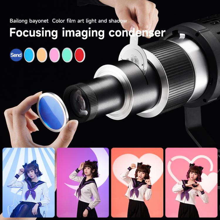 Adjustable-Focus-DIY-Optical-Snoot-for-Bowens-Mount-Flash-Conical-Lens-Photography-Light-Modifier-5-Templates-Kit-TBD0606148001