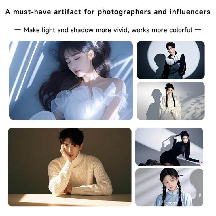 Adjustable-Focus-DIY-Optical-Snoot-for-Bowens-Mount-Flash-Conical-Lens-Photography-Light-Modifier-5-Templates-Kit-TBD0606148001