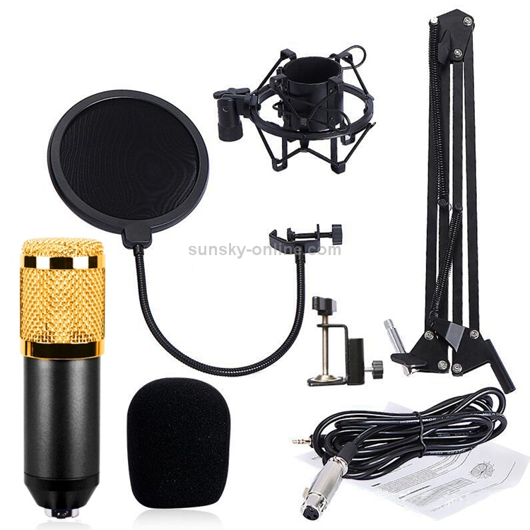 BM-800-Network-K-Song-Dedicated-High-end-Metal-Shock-Mount-Microphone-SetBlack-MPC8800B