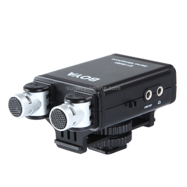 BOYA-BY-SM80-Stereo-XY-Condenser-Microphone-with-Integrated-Shock-Mount-Cold-shoe-Mount-Windshield-for-DSLR-Cameras-and-Video-CamerasBlack-DCA0335B