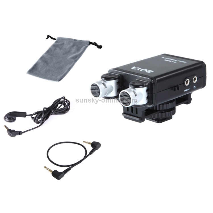 BOYA-BY-SM80-Stereo-XY-Condenser-Microphone-with-Integrated-Shock-Mount-Cold-shoe-Mount-Windshield-for-DSLR-Cameras-and-Video-CamerasBlack-DCA0335B