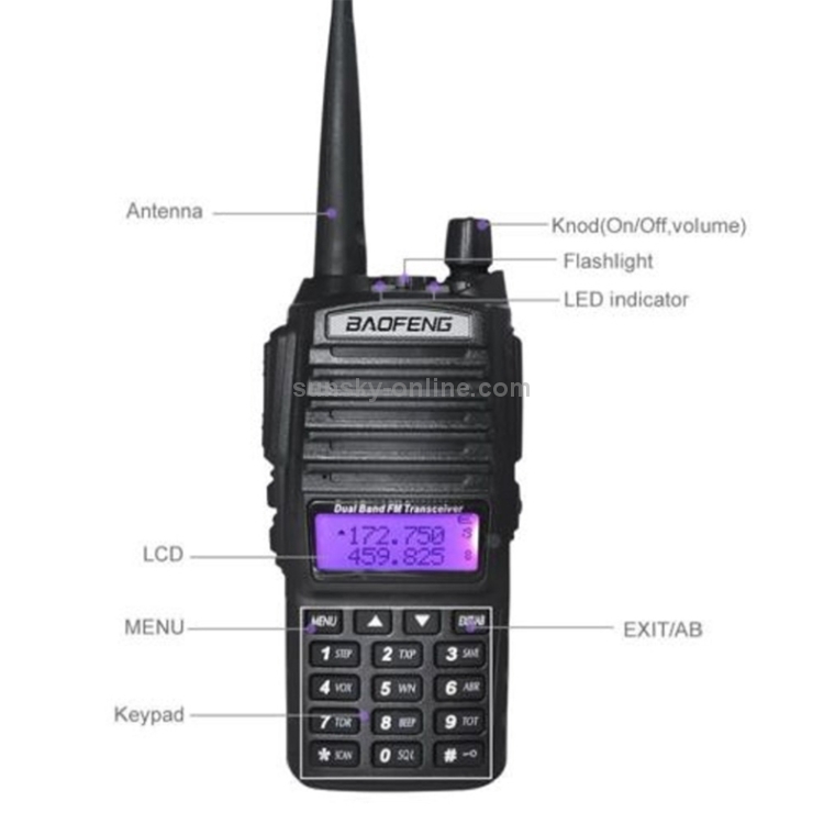 BaoFeng-UV-82-5W-Dual-Band-Two-Way-Radio-FM-VHF-UHF-Handheld-Walkie-Talkie-MPH0572