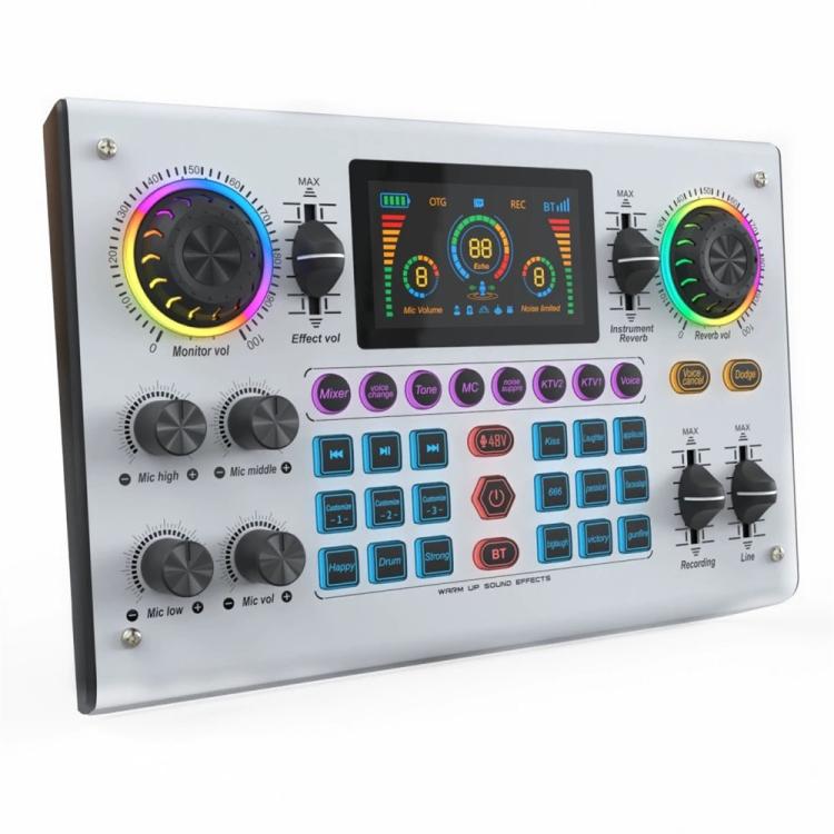 C100-Pro-For-Streaming-Recording-5-Sound-Effects-Portable-Live-Sound-Card-Audio-MixerBlack-SYA002951501A