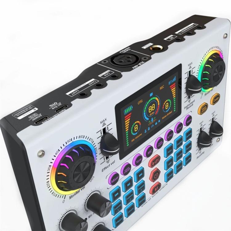 C100-Pro-For-Streaming-Recording-5-Sound-Effects-Portable-Live-Sound-Card-Audio-MixerBlack-SYA002951501A
