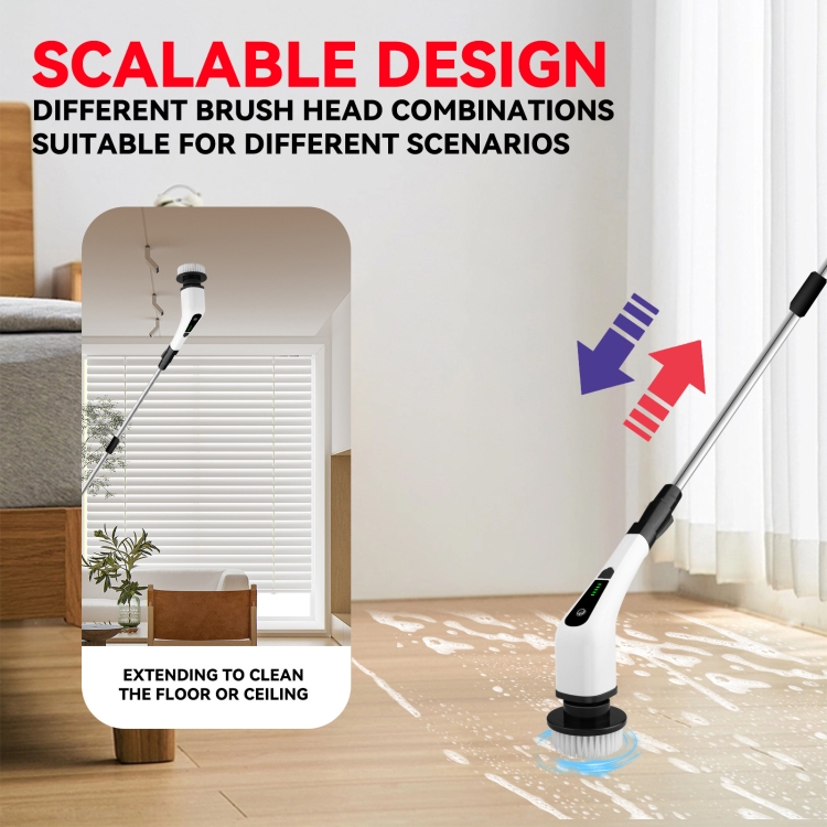 Cordless-Electric-Spin-Scrubber-Extension-Handle-with-7-Replacement-HeadsWhite-TBD0604655501C