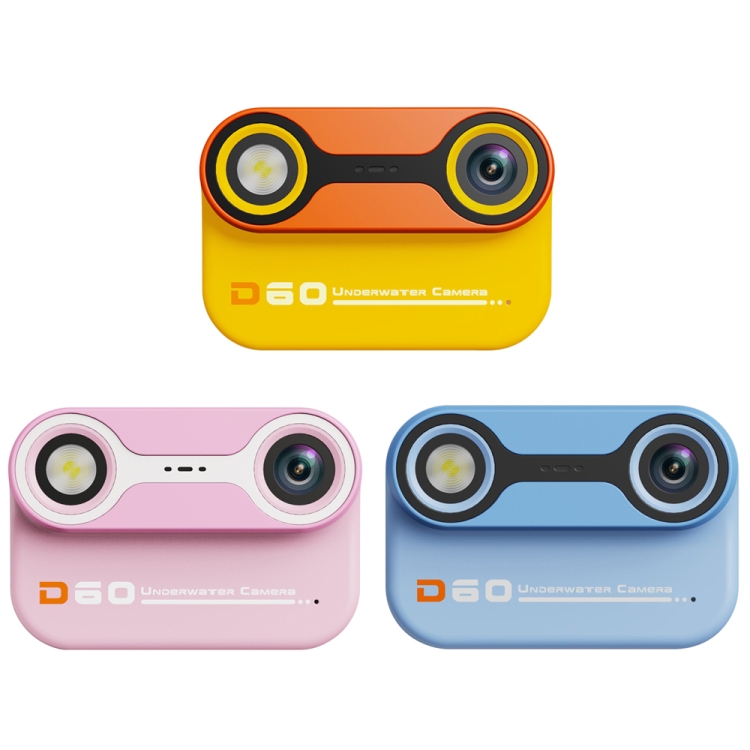 D60-3m-Waterproof-2K-HD-10X-24-inch-Outdoor-Photo-Video-Recording-Children-Mini-CameraYellow-TBD0605556401A