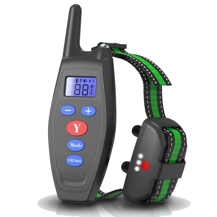 Dog-Training-Device-Remote-Control-Bark-Control-Charging-Waterproof-Pet-Training-Collar-with-Electric-Shock-VibrationBlack-TBD0537577701B