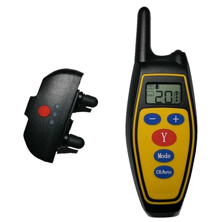 Dog-Training-Device-Remote-Control-Bark-Control-Charging-Waterproof-Pet-Training-Collar-with-Electric-Shock-VibrationBlack-TBD0537577701B