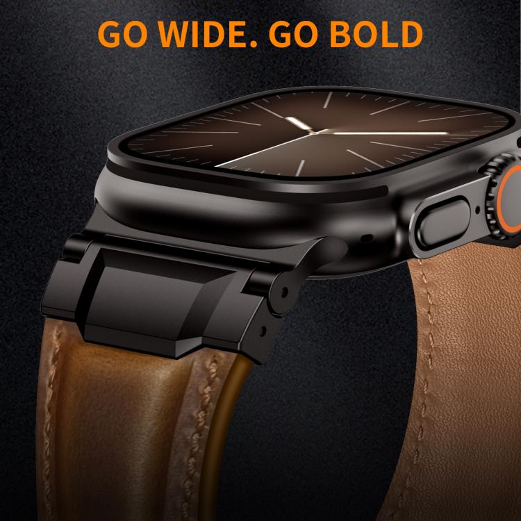 For-Apple-Watch-46mm-49mm-45mm-44mm-Armour-style-Leather-Watch-BandRetro-Brown-Black-Buckle-SYA003105401A