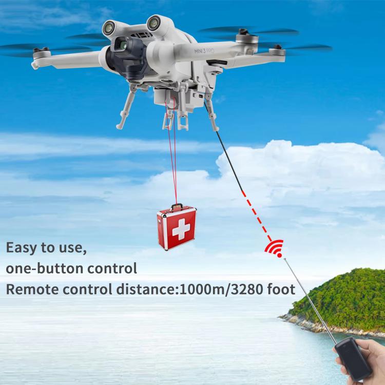 For-DJI-Mini-3-Pro-Mini-3-Drone-YX-Airdrop-System-Rechargeable-Thrower-Load-200gLight-Gray-TBD0606161601A