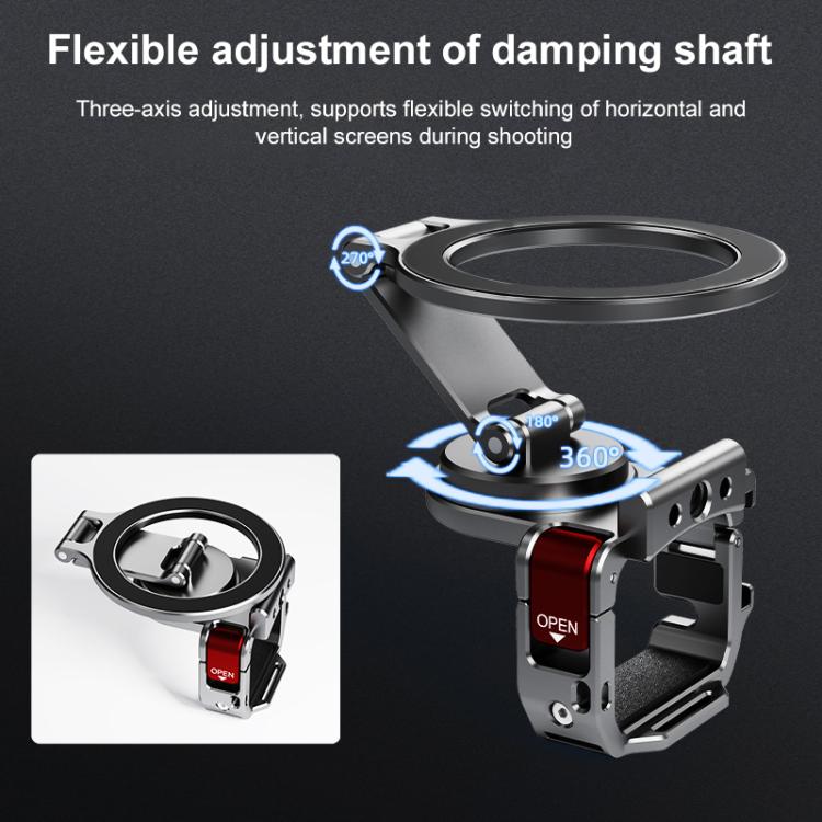 For-DJI-Osmo-Pocket-3-BRDRC-Smartphone-Teleprompter-Stand-Desktop-Clamp-Cold-Shoe-Extension-MountDark-Grey-EDA007979301A