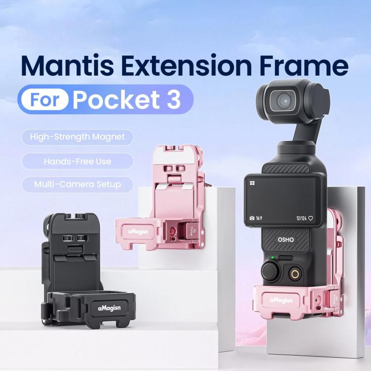 For-DJI-Pocket-3-aMagisn-Mantis-Extension-Frame-Magnetic-Mount-for-Hands-Free-VloggingBlack-TBD0606183801A
