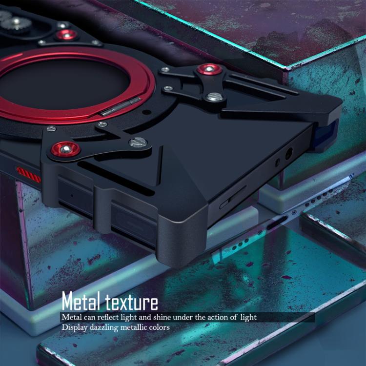 For-Huawei-Pura-80-Ultra-Rotating-Bracket-Hollow-Metal-Phone-Case-with-LanyardBlack-EDA008731201A