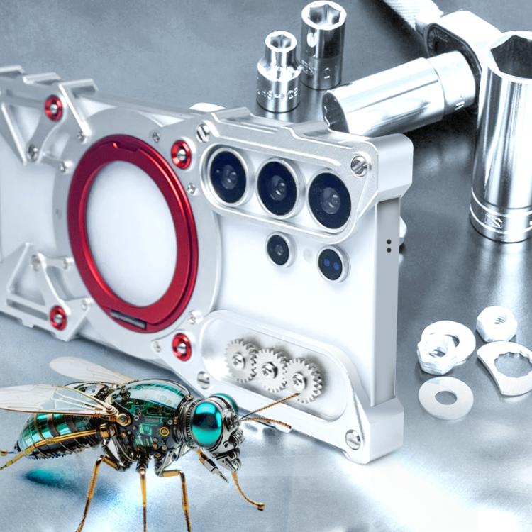 For-Huawei-Pura-80-Ultra-Rotating-Bracket-Hollow-Metal-Phone-Case-with-LanyardBlack-EDA008731201A