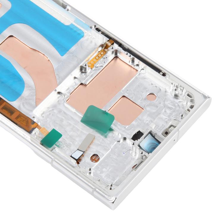 For-Samsung-Galaxy-S22-Ultra-SM-S908B-672-inch-TFT-LCD-Screen-Digitizer-Full-Assembly-with-Frame-Not-Supporting-Fingerprint-Identification-Silver-SPA4612S