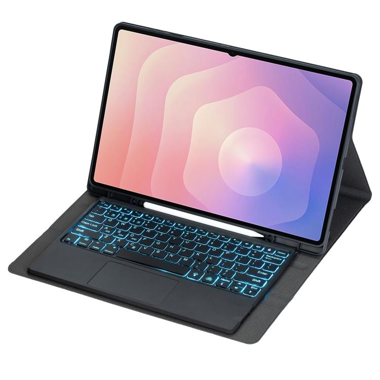 For-Samsung-Galaxy-Tab-S11-Ultra-Candy-Color-Touch-Backlight-Bluetooth-Keyboard-Leather-Tablet-Case-with-Pen-HolderBlack-EDA008803801A