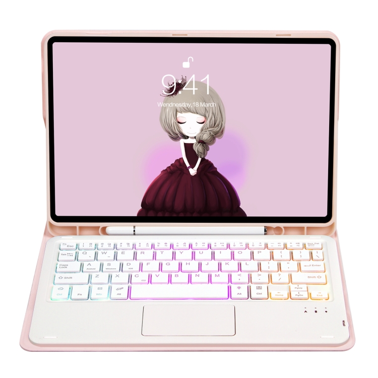 For-Samsung-Galaxy-Tab-S6-Lite-A610B-AS-Candy-Color-Backlight-Bluetooth-Keyboard-Leather-Tablet-CasePink-EDA003041703A