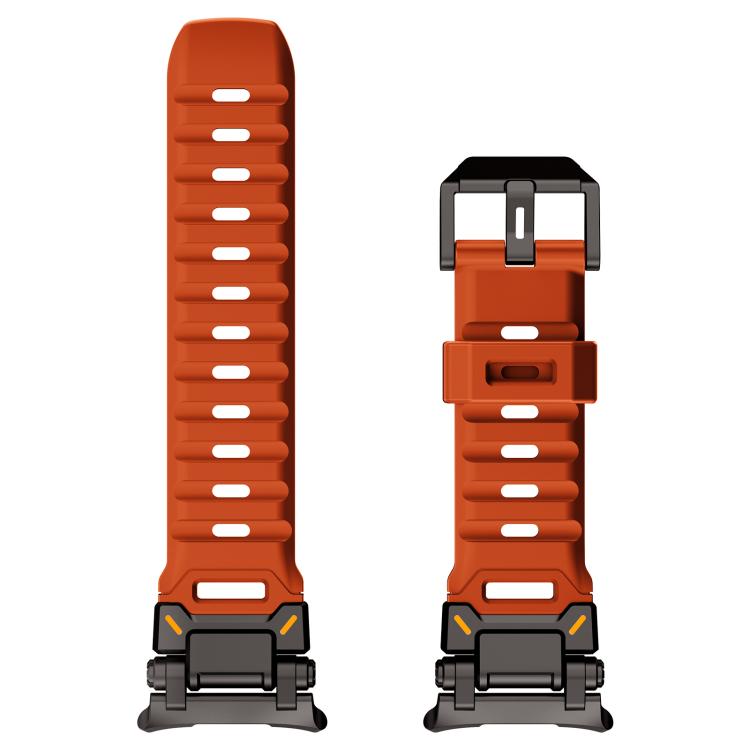 For-Samsung-Galaxy-Watch-Ultra-47mm-Ultra-2025-Explorer-Metal-Head-Fluororubber-Watch-BandBlack-Orange-SYA002931701A