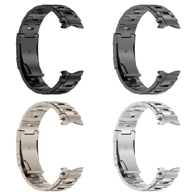 For-Samsung-Galaxy-Watch66-Classic55-Pro-Button-Style-Pure-Titanium-Metal-Watch-BandBlack-EDA006070501A