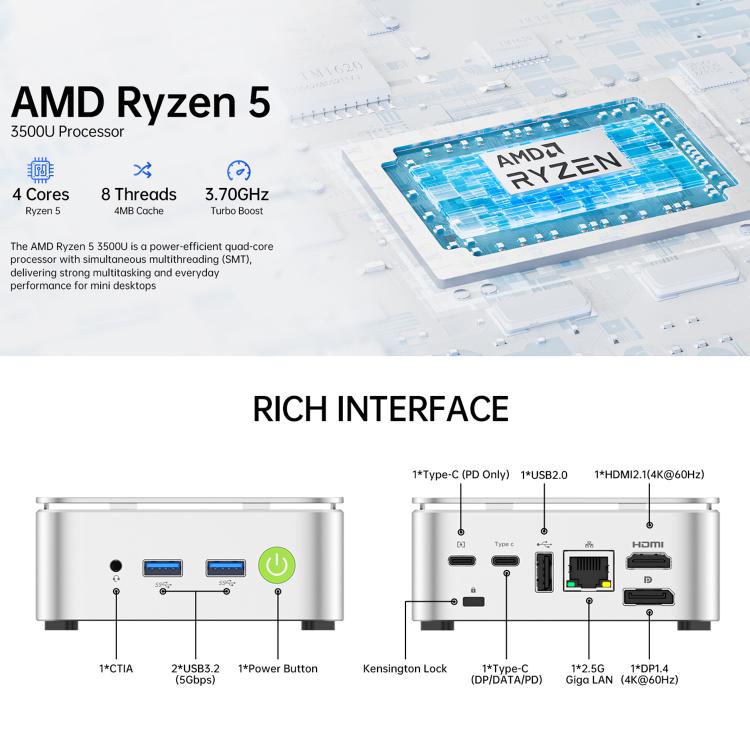 GMKtec-NucBox-G10-Mini-PC-16GB-RAM-512GB-SSD-AMD-Ryzen-5-3500U-Windows-11-Pro-WiFi-BT-HDTV-DisplayPortEU-Plug-Sliver-EDA008615101A