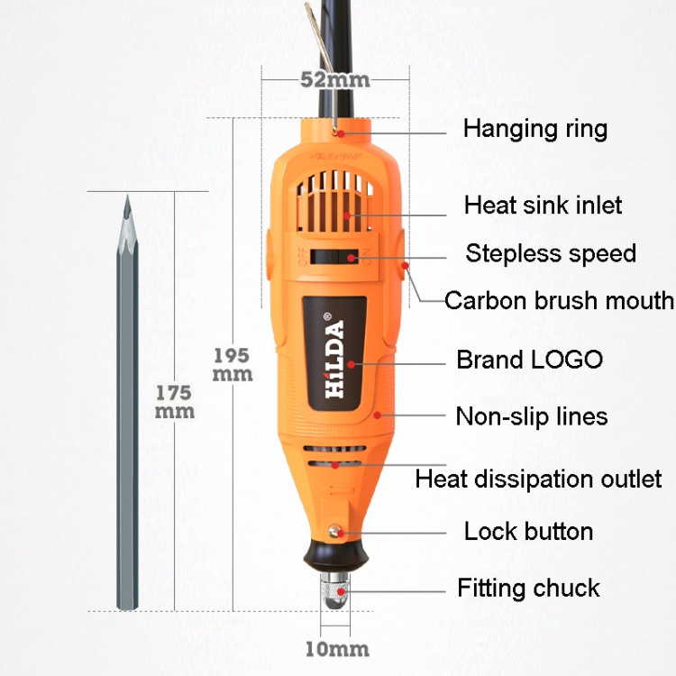 HILDA-Power-Grinder-And-Brush-Sharpener-Set-Sharpening-Tool-Set-EU-Plug-Model-With-Soft-Shaft-TBD0604036701