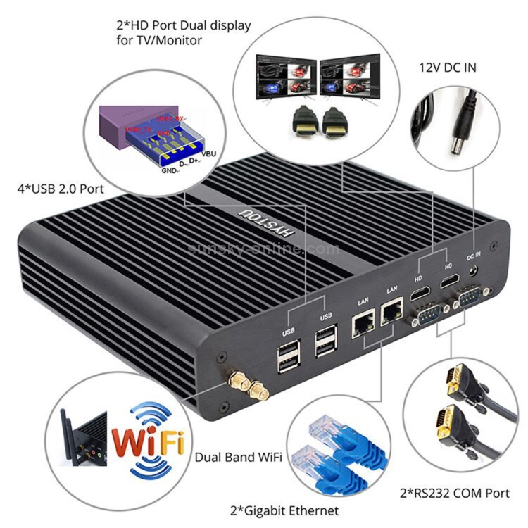 HYSTOU-P05B-I3-5005U-2C-Fanless-Mini-PC-Intel-Core-i3-5005u-Processor-Quad-Core-up-to-20GHz-RAM-16G-ROM-256G-Support-Win-7-8-10-LinuxBlack-TT3331B