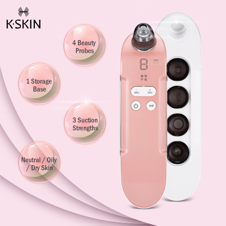 K-SKIN-KD803A-3-Level-Intensity-Blackhead-Removal-Pore-Cleaner-Suction-Rechargeable-Black-Spot-Cleaner-Facial-Cleaning-Machine-SYA001701