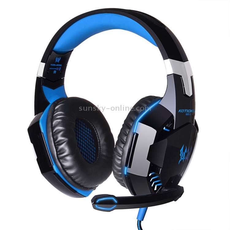 KOTION-EACH-G2000-Over-ear-Game-Gaming-Headphone-Headset-Earphone-Headband-with-Mic-Stereo-Bass-LED-Light-for-PC-GamerCable-Length-About-22mBlue-Black-PC0100L