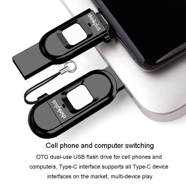 Lenovo-Thinkplus-TFU301-Dual-Interface-Type-CUSB-Fingerprint-Encrypted-USB-Flash-Drive-Capacity-32G-TBD0604140601