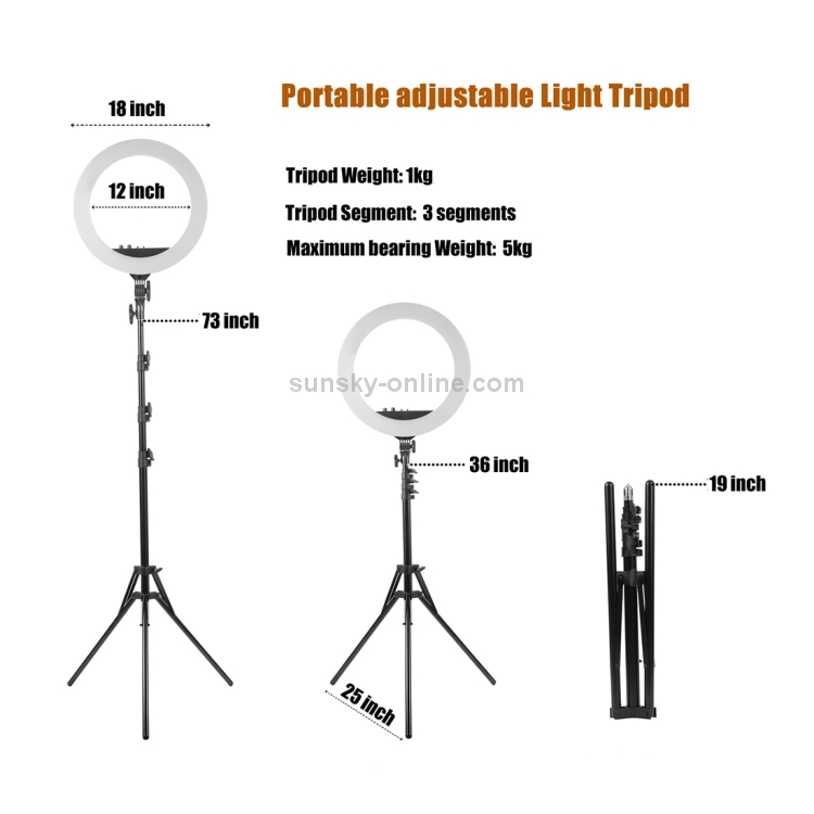 MANTOO-RL-18-II-100-240V-55W-18-inch-Two-color-Dimmable-Ring-Fill-Light-with-Tripod-MCP3691