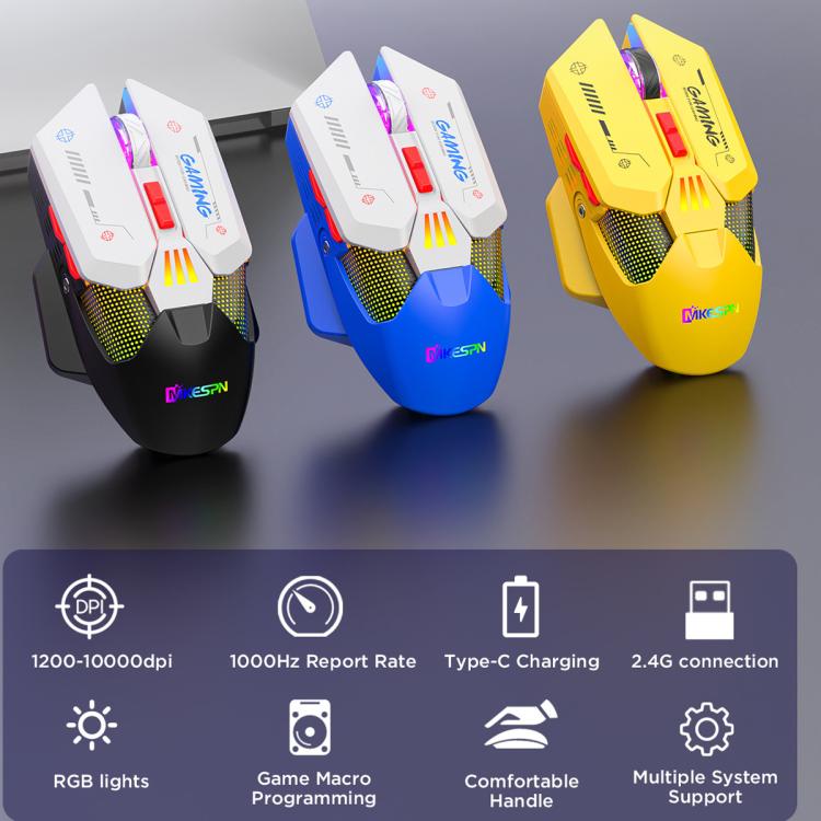 MKESPN-Wired-24G-Dual-Mode-Gaming-Mouse-10000-DPI-Type-C-Fast-Charging-RGB-Light-Programmable-Macros-MouseBlack-White-TBD0606083701A