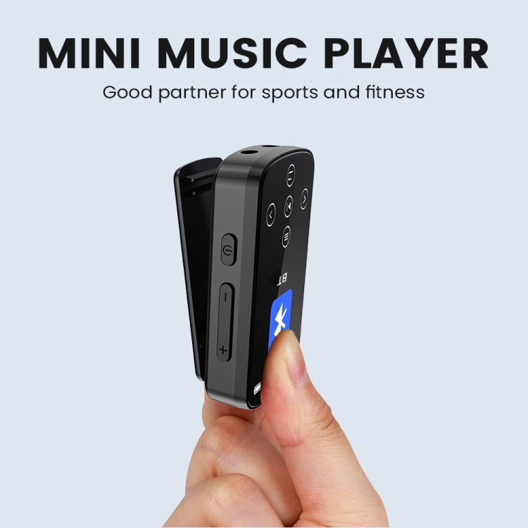 MP3-Bluetooth-Music-Player-HIFI-Sports-Clip-Touch-Screen-MP4-Memory-No-TF-CardBlack-TBD0605306801A