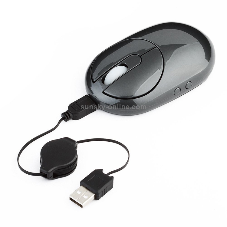 MZ-012-24G-1200-DPI-Wireless-Rechargeable-Optical-Mouse-with-3-Ports-USB-HUB-Charging-DockGrey-KB6570H