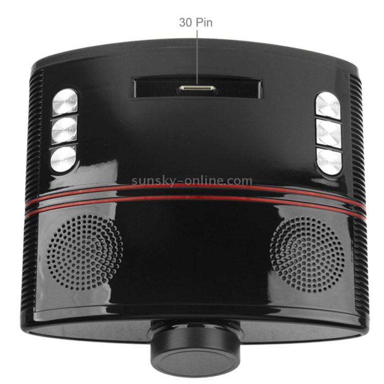 Multimedia-LED-Projector-and-Charging-Base-with-Speaker-for-iPhone-4-Support-AV-Input-Black-S-DMP-0101