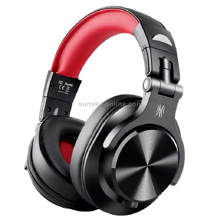 OneOdio-A71-Head-mounted-Noise-Reduction-Wired-Headphone-with-MicrophoneRed-Black-PC1578RL