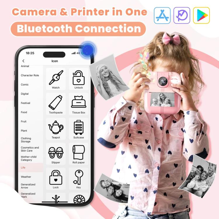 P02-Kids-Instant-Print-Camera-with-180-degree-Flip-Lens-32GB-Memory-Card-Selfie-Photo-Printing-ToyPink-TBD0606167201A