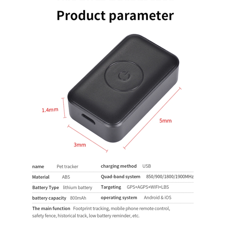 P03-2G-Waterproof-Pet-GPS-Tracker-GPSAGPSWiFiLBS-Locator-CRP5918