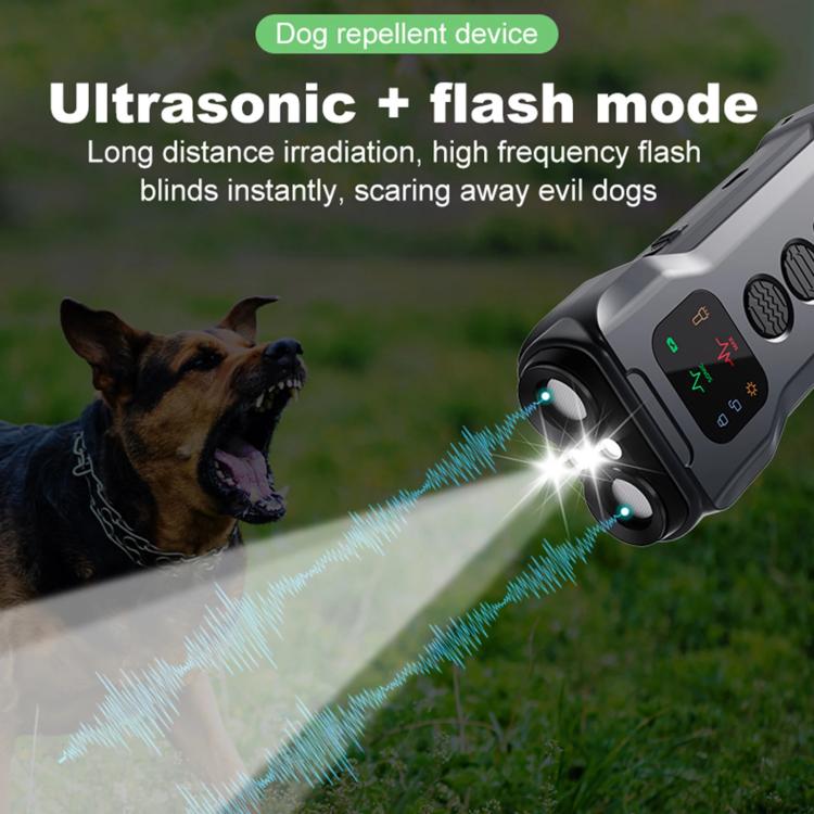 P9-Dual-Head-Ultrasonic-Dog-Deterrent-Rechargeable-Anti-Bark-Device-with-Color-Screen-LED-Tail-LightBlack-TBD0606129701A