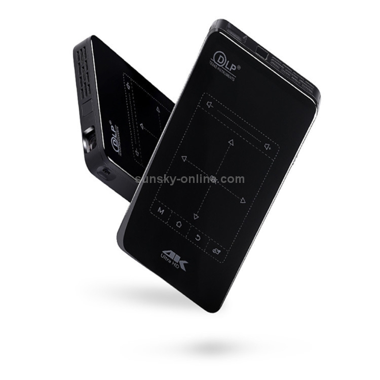 P9II-Portable-4K-Ultra-HD-DLP-Mini-Smart-Projector-with-Infrared-Remote-Control-Amlogic-S905X-4-Core-A53-up-to-15GHz-Android-60-2GB16GB-Support-24G5G-WiFi-Bluetooth-TF-CardBlack-DMP0167B