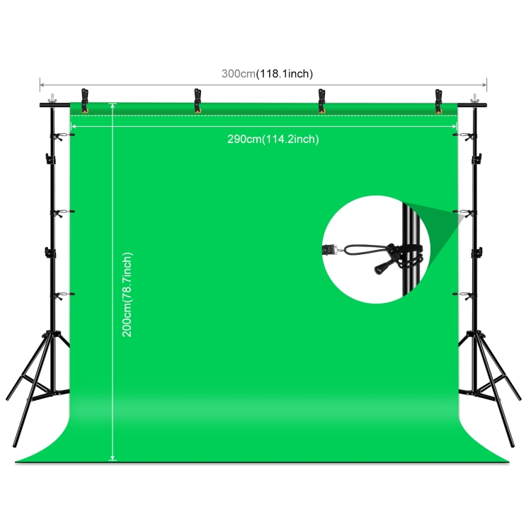 PULUZ-29x2m-Photo-Studio-Background-Support-Stand-Backdrop-Crossbar-Bracket-Kit-with-Red-Blue-Green-Polyester-Backdrops-PKT5205