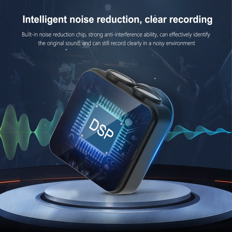 PULUZ-SmartLink-WS300-Magnetic-Lavalier-Wireless-Microphone-with-Charging-Case-Box-8-Pin-RX-Receiver-and-2-TX-Microphones-Black-PU3156B