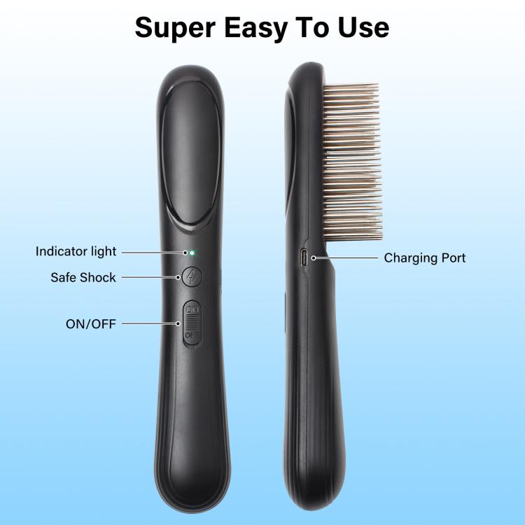 PaiPaitek-PD166-Pet-Safe-Physical-Worming-Electronic-Comb-Pet-Flea-Control-BrushBlack-TBD0606048201A