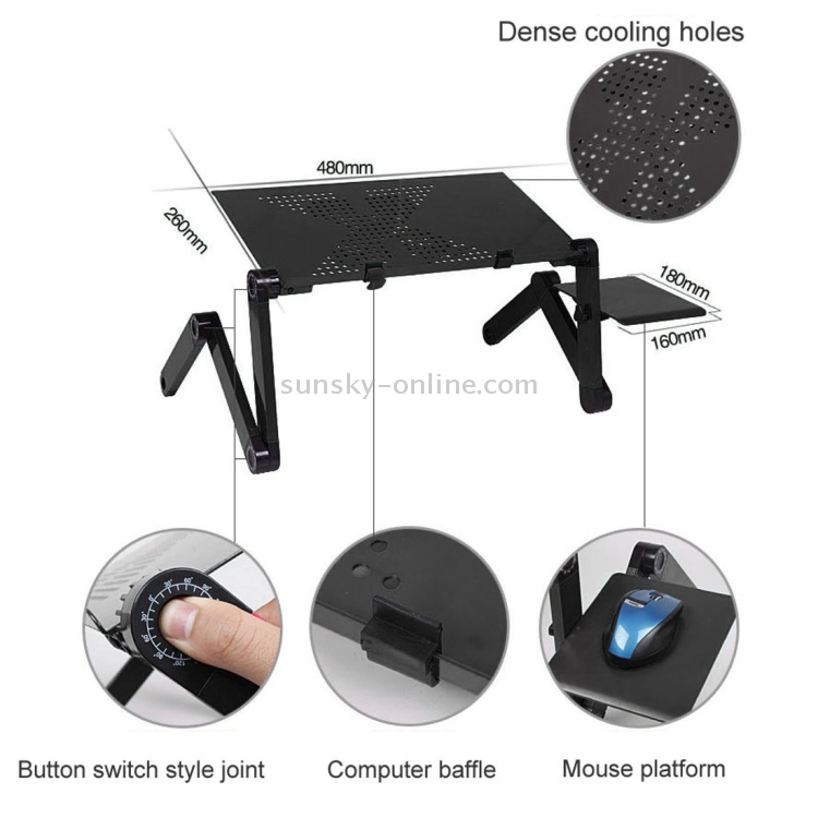 Portable-360-Degree-Adjustable-Foldable-Aluminium-Alloy-Desk-Stand-with-Cool-Fans-Mouse-Pad-for-Laptop-NotebookBlack-PC3240B