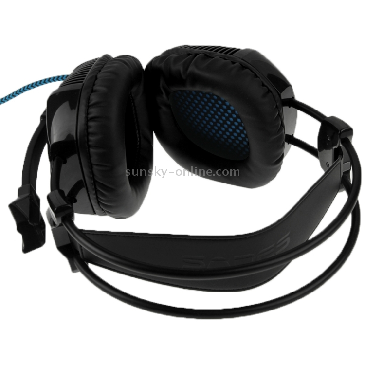 SADES-A30s-USB-Plug-Deep-Bass-Glittering-Gaming-Headset-with-Remote-and-Adjustable-Mic-for-Computer-Cable-Length-Appr-22mBlack-S-PC-0096B