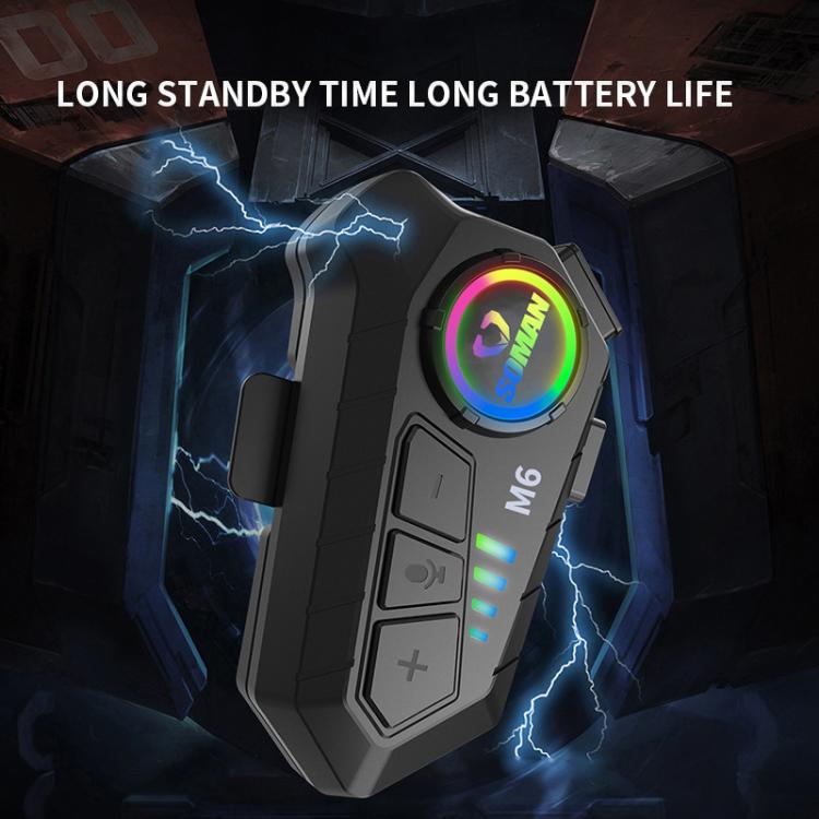 SOMAN-Motorcycle-Helmet-Bluetooth-Headset-Stereo-Voice-Microphone-StyleM6-Hard-Mic-EDA008085101