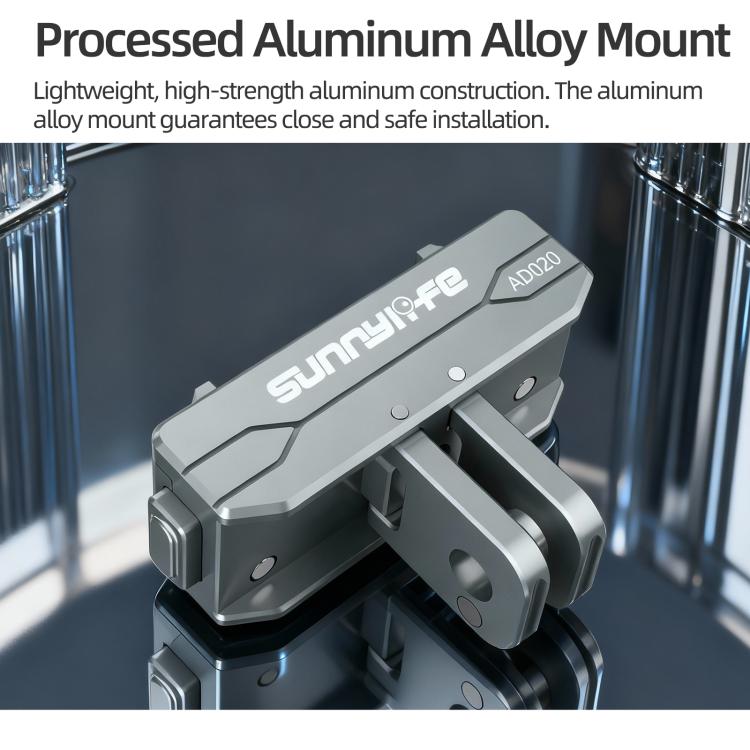 Sunnylife-Metal-Magnetic-Quick-Release-Adapter-Mount-Action-Camera-Foldable-Cam-Stand-14-Adapter-for-Insta360-X5-Ace-Ace-Pro-2-1-Silver-DOP4125S